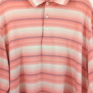 WALTER HAGEN STRIPED GOLF POLO SHIRT